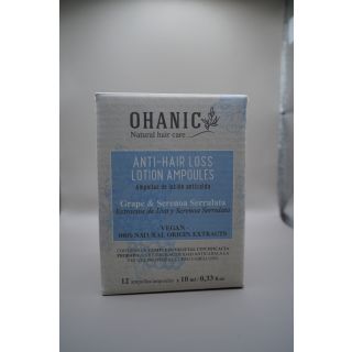 OHANIC ANTI HAIR LOSS LOTION AMPOULES 12x10ml